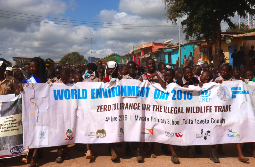 World Environment Day parade in Taita Taveta County